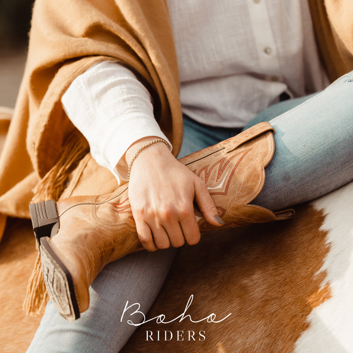 Ariat Rockdale Western Boot - Rijlaarzen - 12" schaft hoogte - Almond Buff