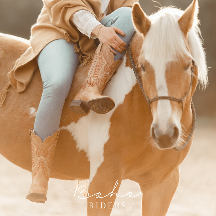 Ariat Rockdale Western Boot - Rijlaarzen - 12" schaft hoogte - Almond Buff