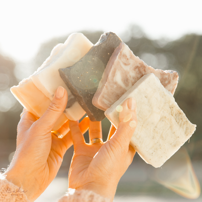 Boho Bar "The Sensitive Bar" - Shampoo Bar für Pferde - 200gr - Für empfindliche oder strapazierte Haut - 100% natürlich - Vegan