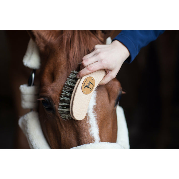 Zhiviq borstel - Banana Soft Flick Zhiviq Banana Soft Flick - Paardenborstel - Geschikt voor het verwijderen van oppervlakkig vuil