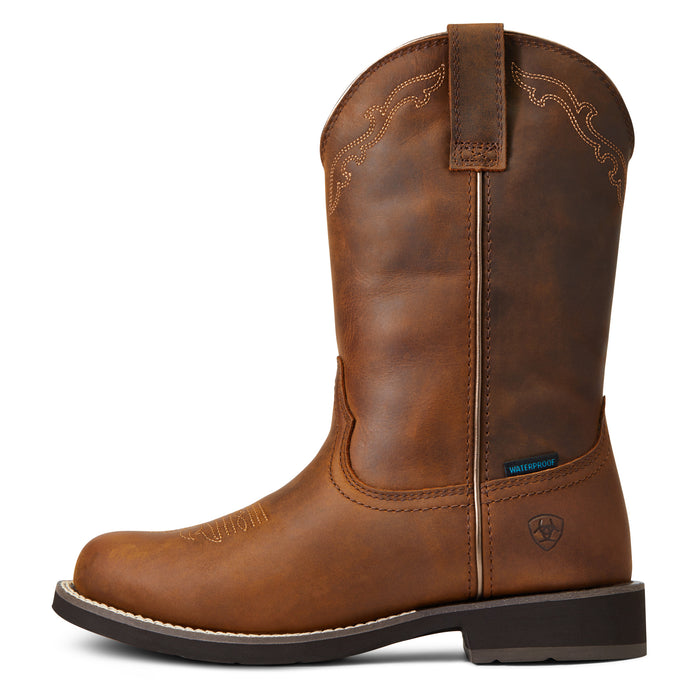 Ariat Delilah Round Toe H20 Waterproof Western Boot - Rijlaarzen - Distressed Brown - Waterdicht