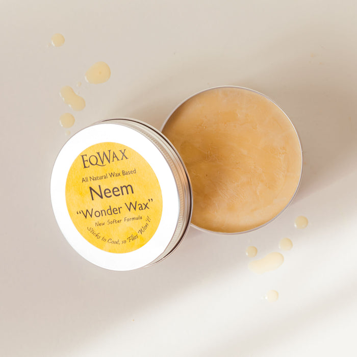 EqWax Neem "Wonder Wax" - Anti Fly &amp; Anti Itch Wax - 250ml - 100% Natural - Plastic Free