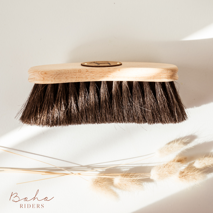 Zhiviq Banana Horse Hair - Paardenborstel - Finishing brush - Geschikt voor gevoelige delen van het lichaam