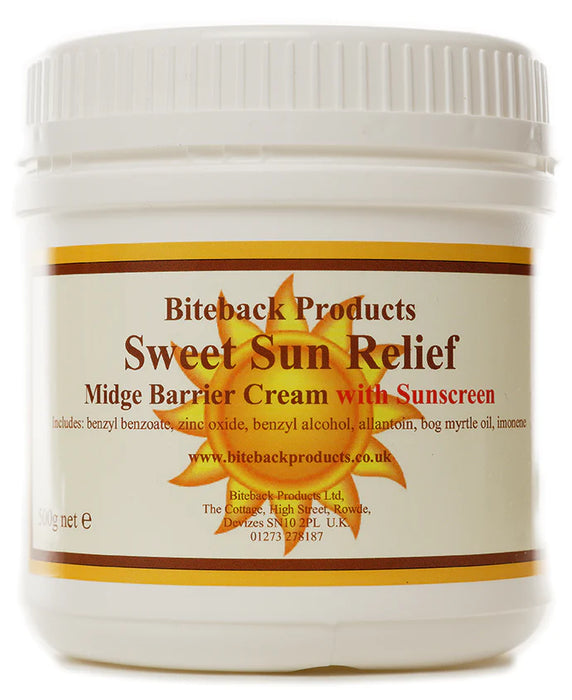 BiteBack Sweet Sun Relief Cream – Anwendung bei Juckreiz – Beruhigt und pflegt die Haut – Lichtschutzfaktor 30