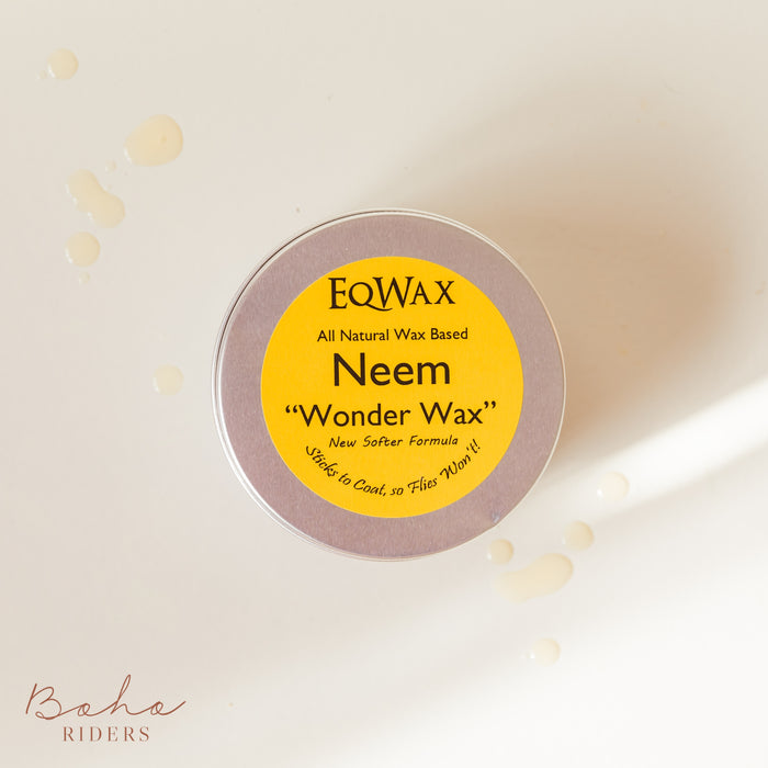 EqWax Neem "Wonder Wax" - Anti Fly &amp; Anti Itch Wax - 250ml - 100% Natural - Plastic Free