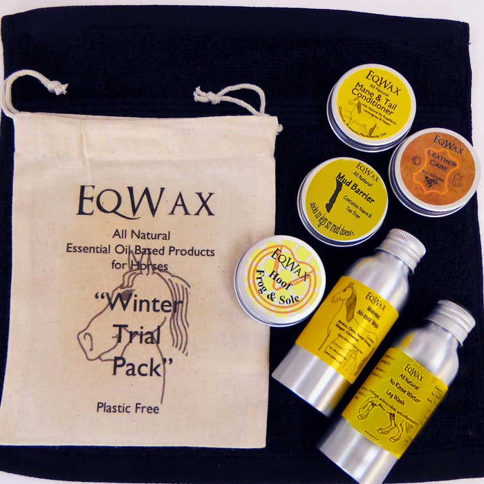 EqWax Winter Trial Pack - 100% natuurlijk - Essentiële Oliën - Eqwax winterpakket (6x mini's)