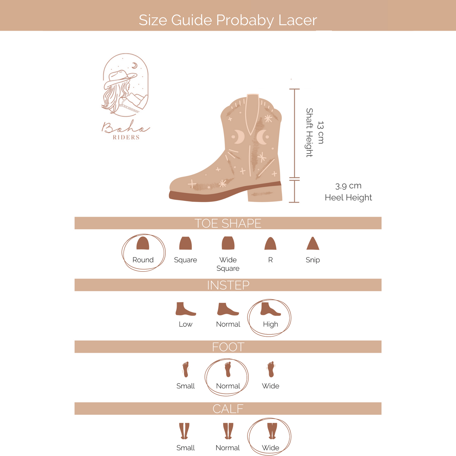 What you want to know about the fit ofAriat Probaby Lacer Boots - Riding Boots - Driftwood Brown