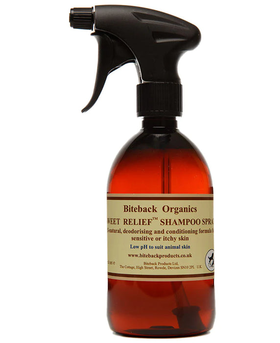 Biteback Sweet Relief Shampoo – Empfindliche Haut – Juckende Haut – Natürliches Shampoo – 500 ml