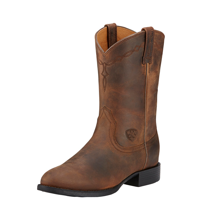 Ariat Heritage Roper - Riding Boots - Distressed Brown