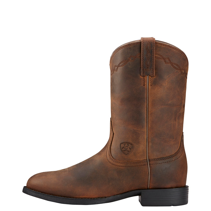 Ariat Heritage Roper - Riding Boots - Distressed Brown (second chance)