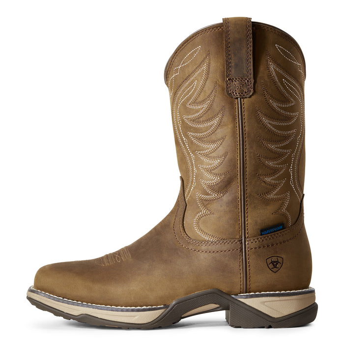 Ariat Anthem Waterproof Westernboot- Rijlaarzen - Distressed Brown - Waterdicht