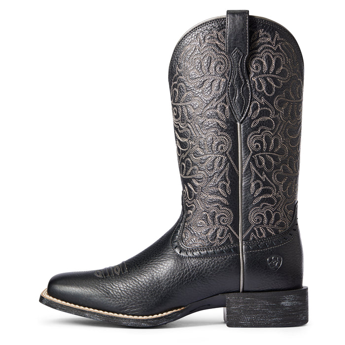 Ariat Round Up Remuda Western Boot - Rijlaarzen - Black Deertan