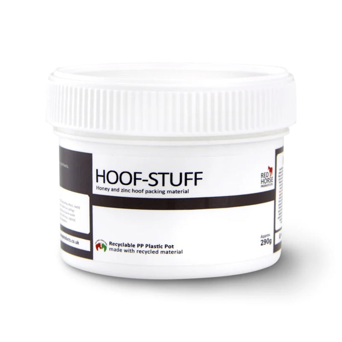 Red Horse Hoof-Stuff - Hoof Care - 290ML - Hoof Clay with Fibers - Suitable for deep holes and cracks - 100% natural