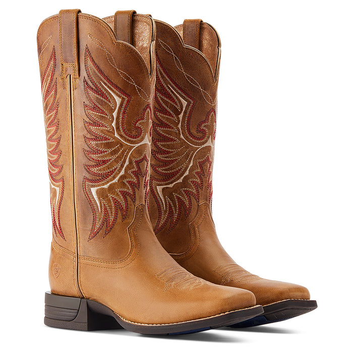 Ariat Rockdale Western Boot - Riding boots - 12" shaft height - Almond Buff