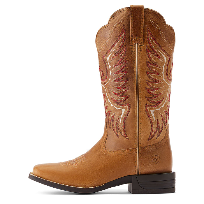 Ariat Rockdale Western Boot - Riding boots - 12" shaft height - Almond Buff