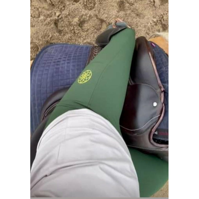 The Bohemian Horse - Riding Leggings- Into the forest Yogings - Green