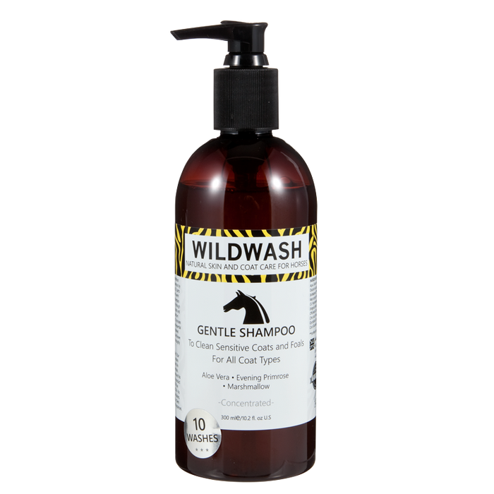 WildWash Gentle Shampoo - Horse shampoo - Sensitive skin - Concentrated - 100% natural 