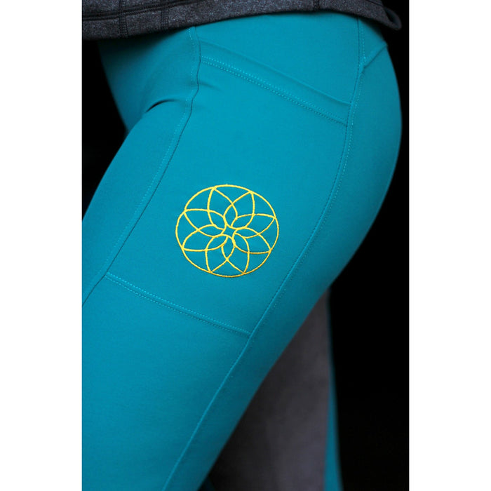 The Bohemian Horse - Riding Tights - Petroleum Blue Yogings - Blue