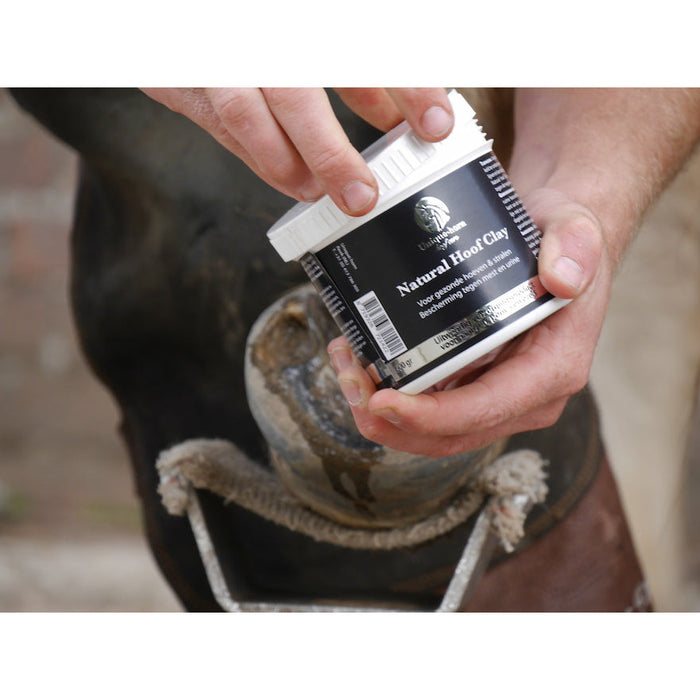 Unique-Horn Natural Hoof Clay - Hoof care - 600Gr - Clay - Damp jet, rot jet, bad white line and hoof damage